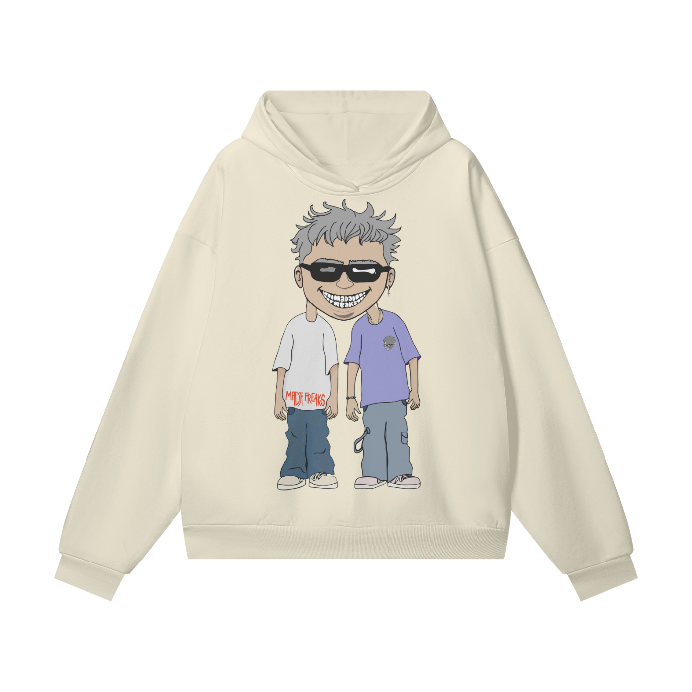 MadaFreaks Oversized Heavyweight Hidden Pocket Hoodie