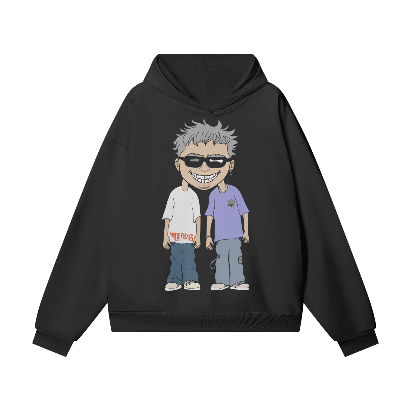 MadaFreaks Oversized Heavyweight Hidden Pocket Hoodie