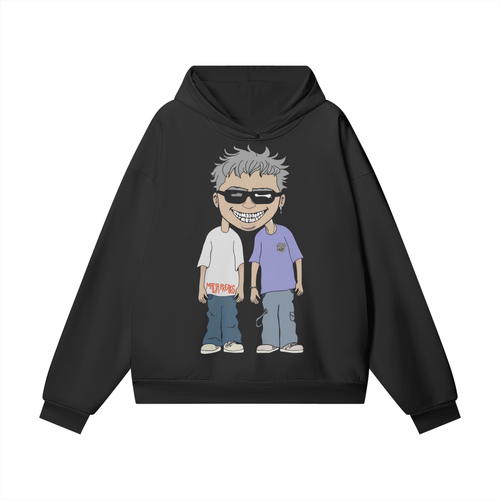 MadaFreaks Oversized Heavyweight Hidden Pocket Hoodie