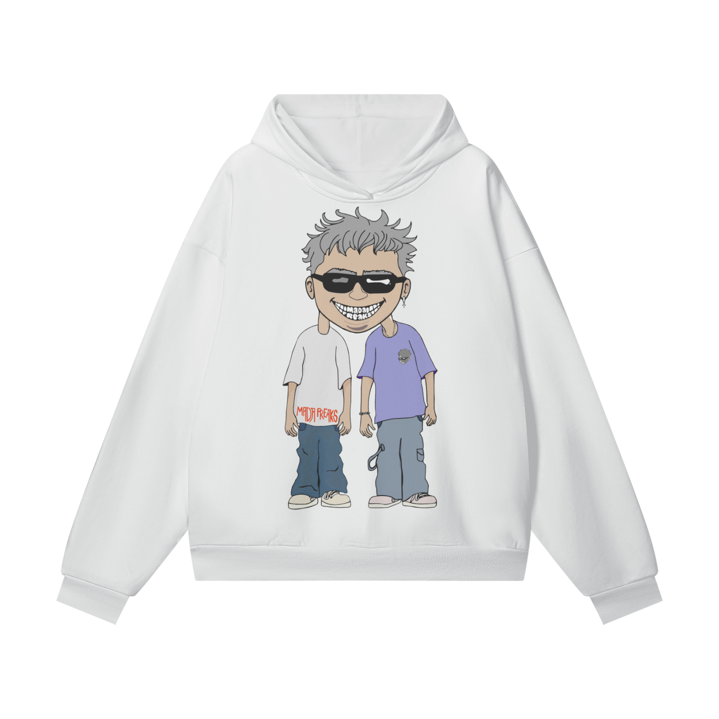 MadaFreaks Oversized Heavyweight Hidden Pocket Hoodie