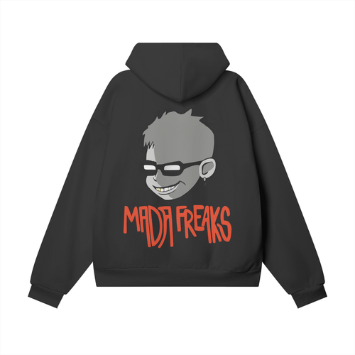 MadaFreaks Oversized Heavyweight Hidden Pocket Hoodie