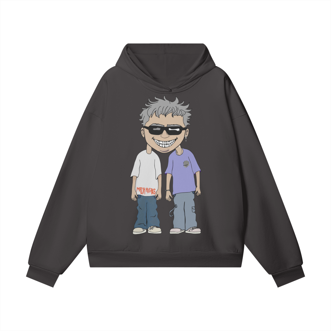MadaFreaks Oversized Heavyweight Hidden Pocket Hoodie