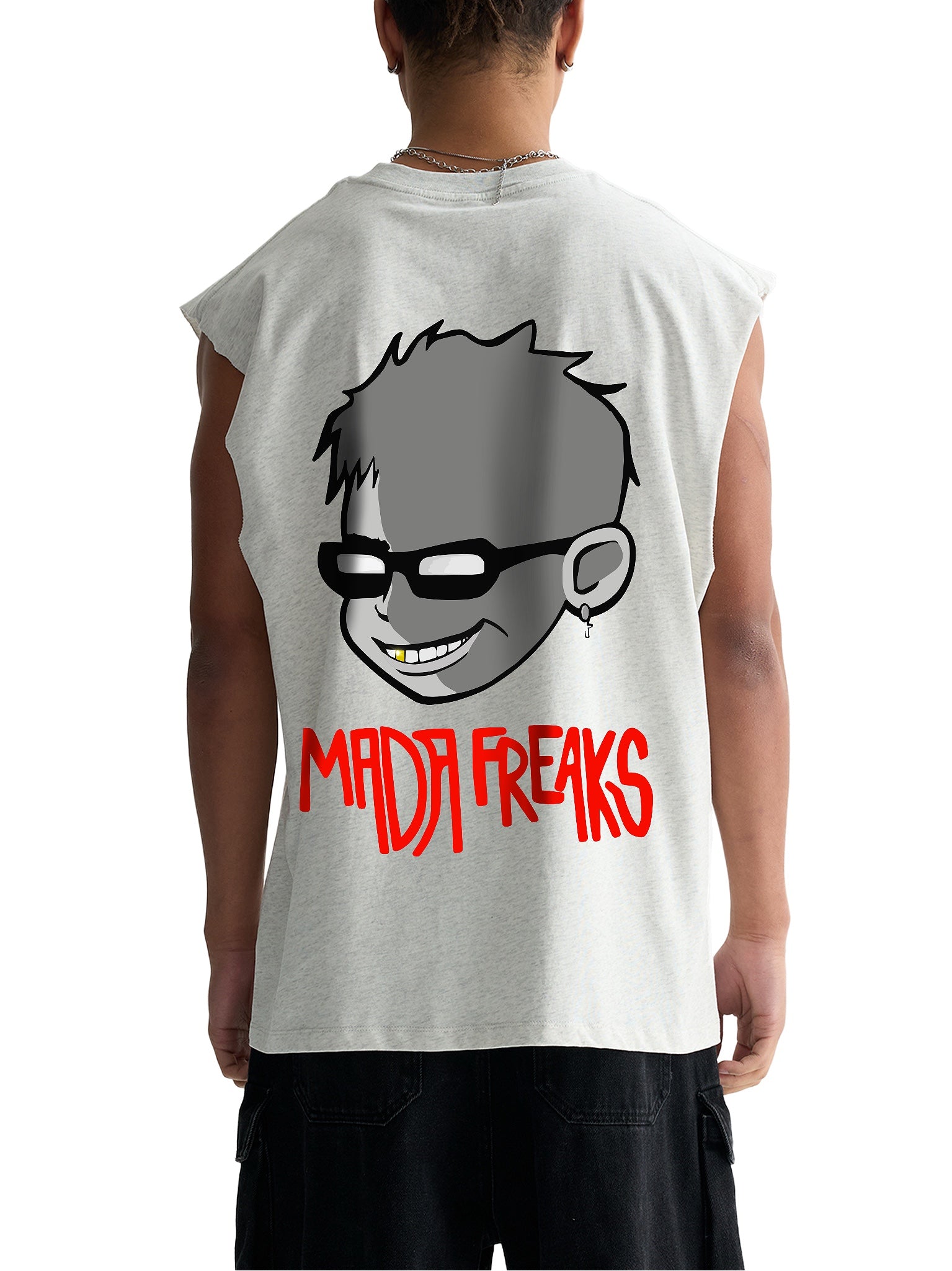 Unisex MadaFreaks Raw Edge Tank Top