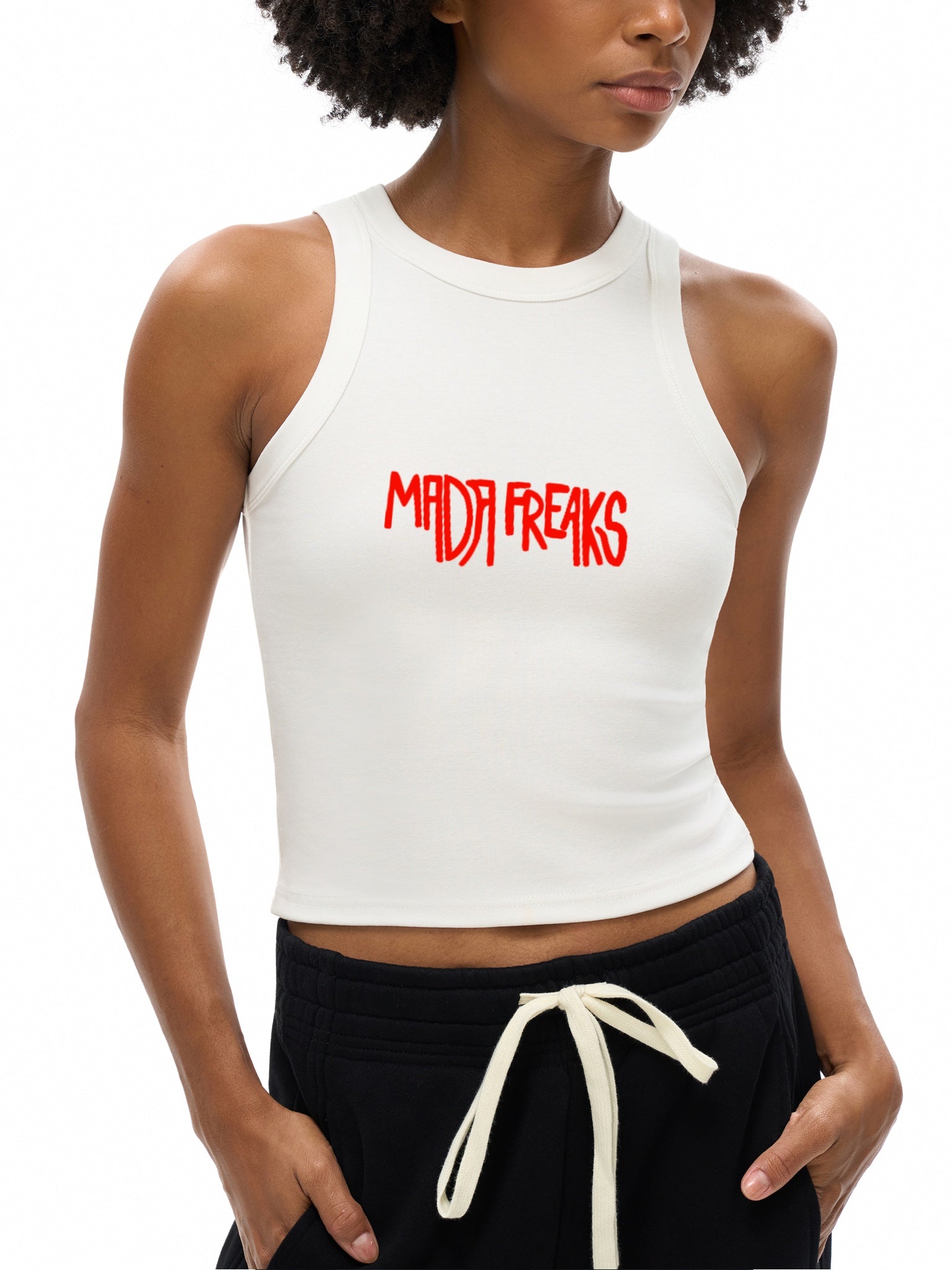 Woman's MadaFreaks Snow Washed Tank Top