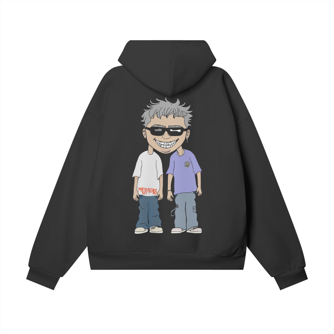 MadaFreaks Oversized Heavyweight Hidden Pocket Hoodie