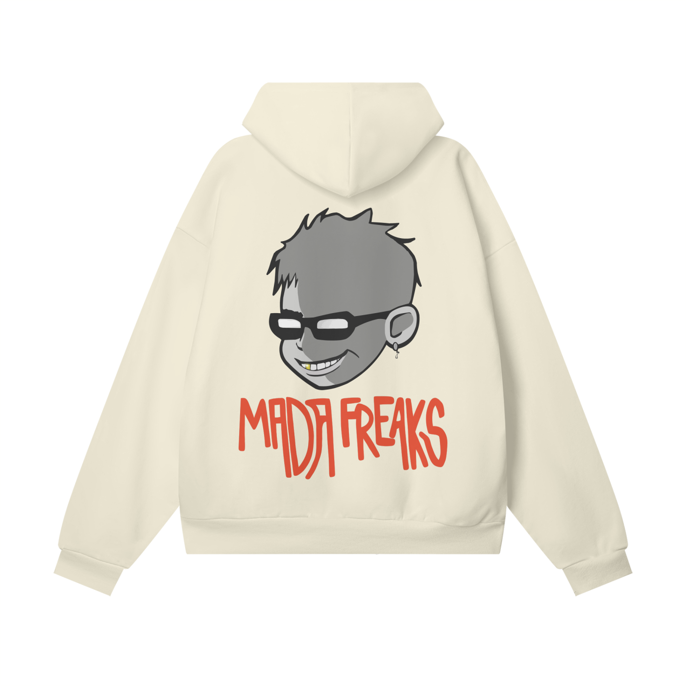 MadaFreaks Oversized Heavyweight Hidden Pocket Hoodie